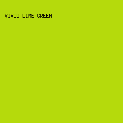 B5DA0C - Vivid Lime Green color image preview