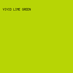 B7D505 - Vivid Lime Green color image preview