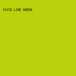 B8D20C - Vivid Lime Green color image preview