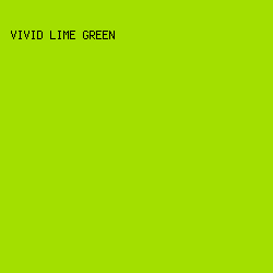 a3df00 - Vivid Lime Green color image preview