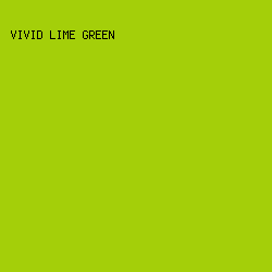 a4cf09 - Vivid Lime Green color image preview