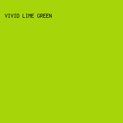 a6d609 - Vivid Lime Green color image preview