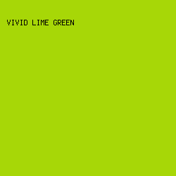 a7d707 - Vivid Lime Green color image preview