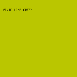 bac600 - Vivid Lime Green color image preview