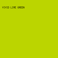 bbd500 - Vivid Lime Green color image preview