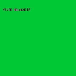 00C834 - Vivid Malachite color image preview