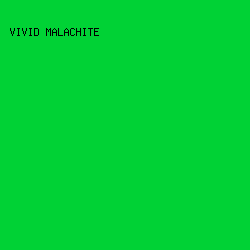 00D235 - Vivid Malachite color image preview