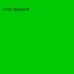 00c802 - Vivid Malachite color image preview