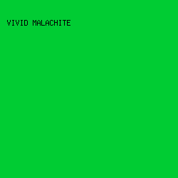 00cc33 - Vivid Malachite color image preview
