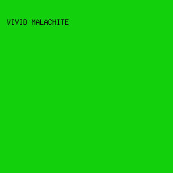 13D00C - Vivid Malachite color image preview