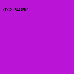 BA14D7 - Vivid Mulberry color image preview