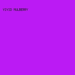 BB1AF4 - Vivid Mulberry color image preview