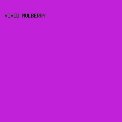 C021D9 - Vivid Mulberry color image preview