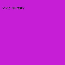 C61DD7 - Vivid Mulberry color image preview
