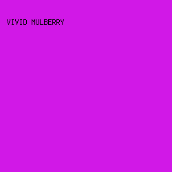 D118E7 - Vivid Mulberry color image preview