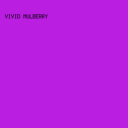 b91ee1 - Vivid Mulberry color image preview