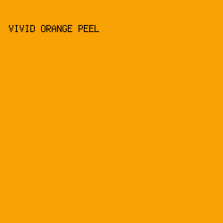 F9A205 - Vivid Orange Peel color image preview