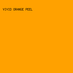 FFA100 - Vivid Orange Peel color image preview