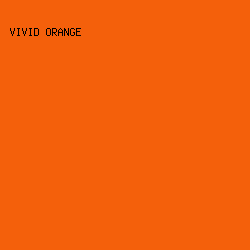 F4600B - Vivid Orange color image preview