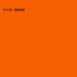 F66002 - Vivid Orange color image preview
