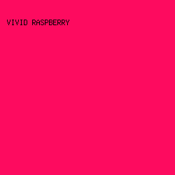 FD0B5F - Vivid Raspberry color image preview