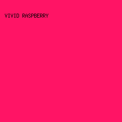 ff1465 - Vivid Raspberry color image preview