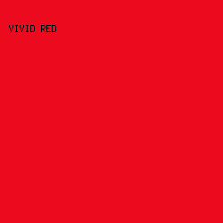 EB0A1E - Vivid Red color image preview