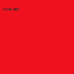 f0131e - Vivid Red color image preview