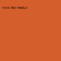 D55E2D - Vivid Red-Tangelo color image preview