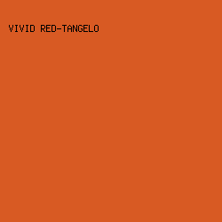 d85a23 - Vivid Red-Tangelo color image preview