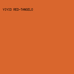 d9662d - Vivid Red-Tangelo color image preview