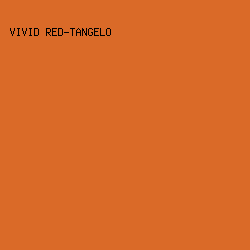 da6a28 - Vivid Red-Tangelo color image preview