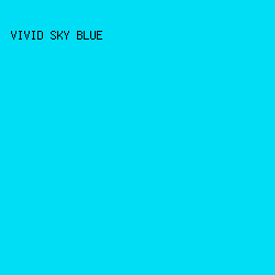 00def6 - Vivid Sky Blue color image preview