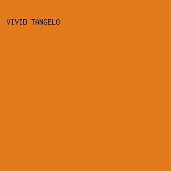 E27B1C - Vivid Tangelo color image preview