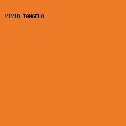 EC7A27 - Vivid Tangelo color image preview