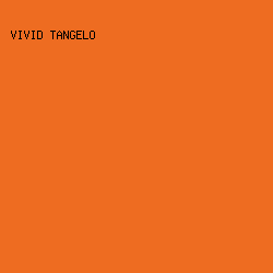EE6C21 - Vivid Tangelo color image preview