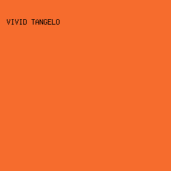 F66C2D - Vivid Tangelo color image preview