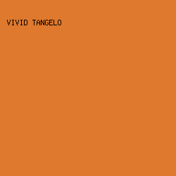 df792d - Vivid Tangelo color image preview