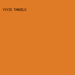df7a27 - Vivid Tangelo color image preview
