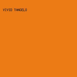 eb7a16 - Vivid Tangelo color image preview