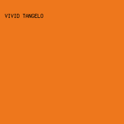 ee771c - Vivid Tangelo color image preview