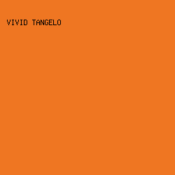 ef7622 - Vivid Tangelo color image preview