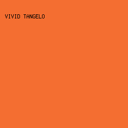f46e31 - Vivid Tangelo color image preview
