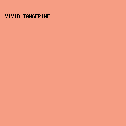 f69d83 - Vivid Tangerine color image preview