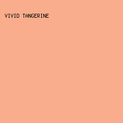 faad8c - Vivid Tangerine color image preview