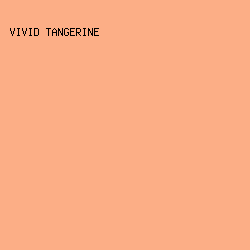 fcae86 - Vivid Tangerine color image preview