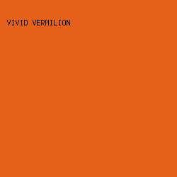 e5601a - Vivid Vermilion color image preview