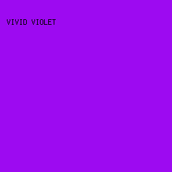 9d0af1 - Vivid Violet color image preview