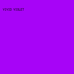 A704F7 - Vivid Violet color image preview
