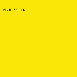 FAE607 - Vivid Yellow color image preview